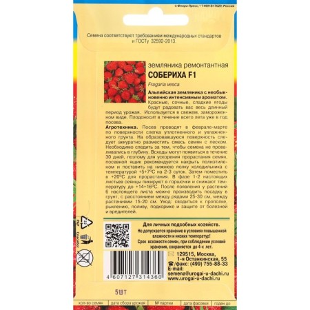 Strawberries "Collect", F1, 5 pcs-1