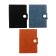 Organizer on the rings, A5 format, 90 sheets, line, with a knife, cover of the leather mix