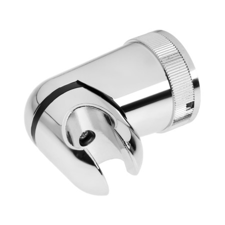 Holder for shower watering can Zein Z71, rotary, rounded shape, plastic, chrome-7