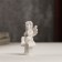 Polystone souvenir "Snowthrough angel on the column" 5.5x2.4x2.6 cm