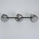 Madoka Lamp 3x60W E14 Black/Chrome 57x10x19.5cm
