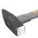 Denzel 10486 locksmith hammer, TPR coating, Fiberglass handle, 600g