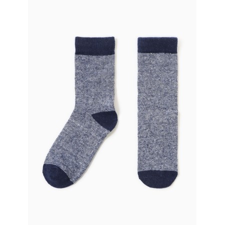 Men's socks, dark blue color, rr 43-46