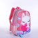 Baby backpack on lightning, 3 outer pockets, pink color