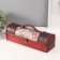 Casket Wood for a bottle of "Meridians" 35x12x12 cm mix