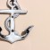 Hook "anchor" aluminum 11x9 cm