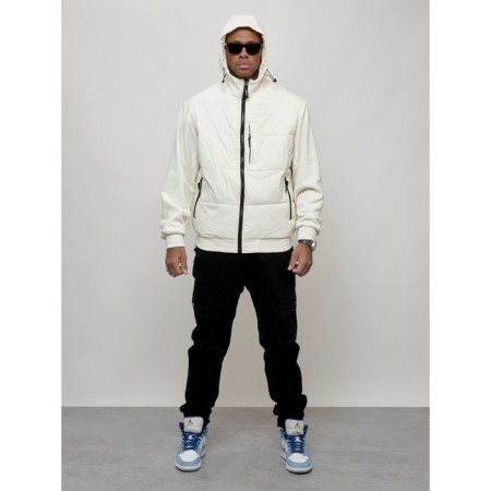 Sports male jacket, size 48, white color-11