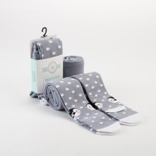 Pantyhose crumb I am “penguin”, gray color, height 98-104 cm