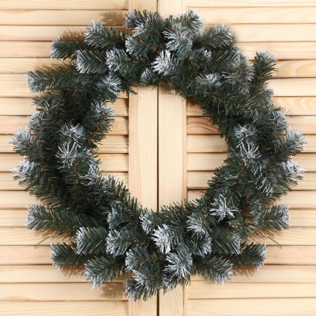 Wreath "Classic" snow -white 45 cm