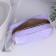 Lightning cosmetic bag, lilac color
