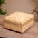 Basket with a covered lid, from bamboo 25x25x15 cm