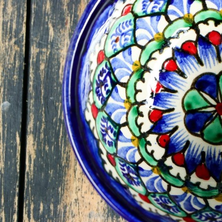 PIALA RISHTAN CIRAMICA "Patterns", 11.5 cm, large, mix-13