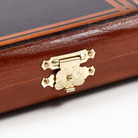 Sherkhan backgammon, wooden board 60 x 60 cm, with a field for playing checkers-5