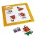 Wooden toy "Three cats" Magnetic board, 15 × 15 cm