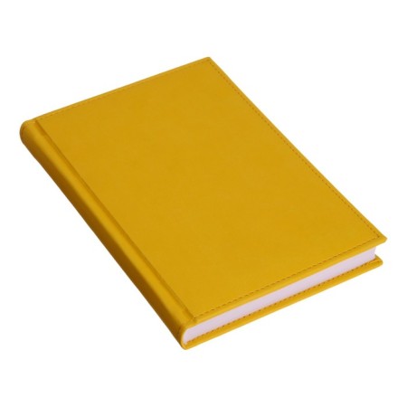 Delivery of a non -studied A5, 160 Vivevella sheets, artificial leather cover, yellow-1