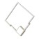 Wall lamp Mantra Boutique, Led, 1370lm, 3000k, 400x75x400 mm, white color