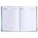 The diary of a low -up A5 136 sheets, integral cover, glossy lamination "never give up"