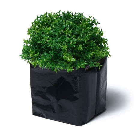 Package for seedlings, 300 ml, 13 × 7 cm, polyethylene with a thickness of 50 microns, with perforation, black, Greengo-5