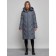 Coat insulated winter female, size 46, dark blue color