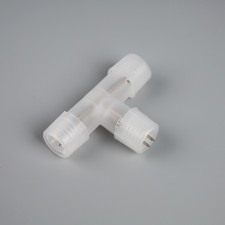 T-shaped Luazon Lighting Connector for a light cord 11 mm, 2-pin