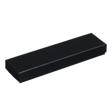 Case for a gift handle, embossing under the skin, black