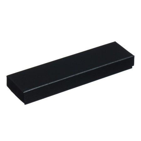 Case for a gift handle, embossing under the skin, black