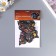 Stick paper, plastic "butterflies on Halloween" Black set 12 pcs