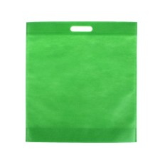 A package with a cut pen, 42 x 40 cm, light green