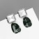 Earrings Assorted "Antiquity" Square, Silver Color