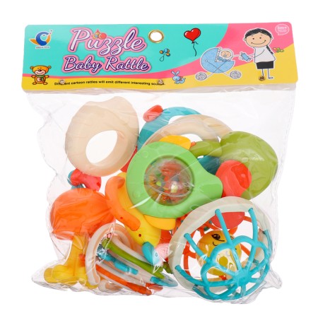 A set of rattles with teeth teeth, 13 items-14
