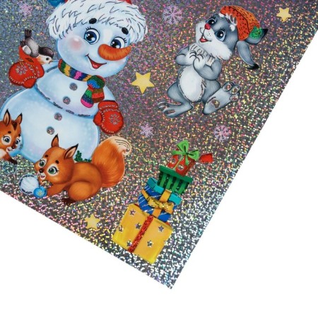Interior sticker - vigor "Funny New Year", 21 x 29.7, New Year-1