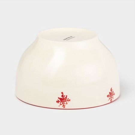 Nordic New Year's salad -tree, 800 ml, d = 14.5 cm, beige color-3