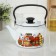 Cylindrical kettle, 2 l, induction, neckline, white color