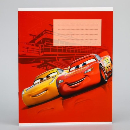 Notebook in a ruler of 12 sheets, 5 types of mix, cover coated cardboard, cars-4