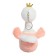 Soft toy "Swan", on a key fob, color mix
