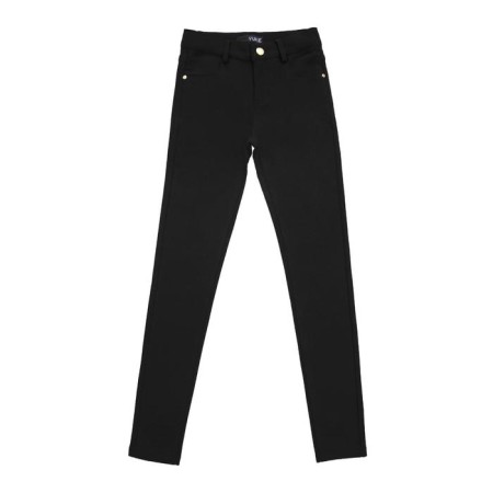 Pants for girls, height 140 cm, black color