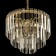 Suspended chandelier Citilux “Foundation” CL303163, 6x60W, E14, brown color