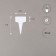 Garden signs for marking, 7 cm, set 20 pcs., Marker, plastic, white, Greengo