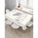 The tablecloth “Bear on the stone”, rectangular, Saten, size 120x145 cm