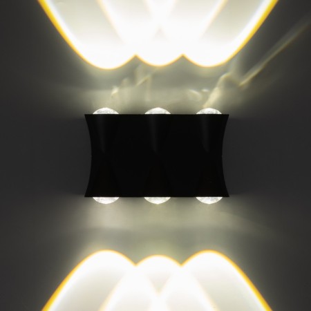Lamp "BISO" 6XLED 6W 4000K IP66 black 14x4.5x8 cm-2