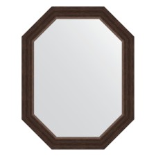Mirror in the baguette frame, rosewood 62 mm, 56x71 cm