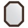Mirror in the baguette frame, rosewood 62 mm, 56x71 cm