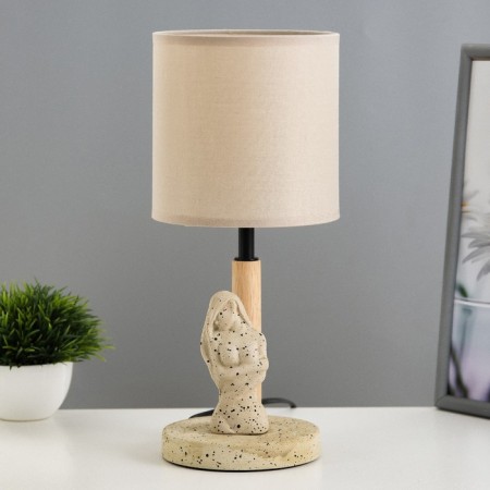 EVA EVA table lamp E14 40W Beige 15x15x31cm Risalux