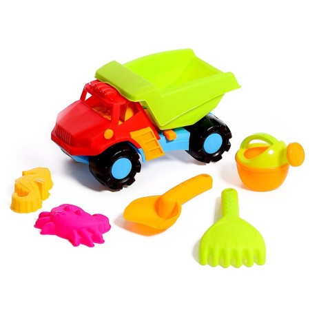 Sanding set "Super truck", 6 items, color mix