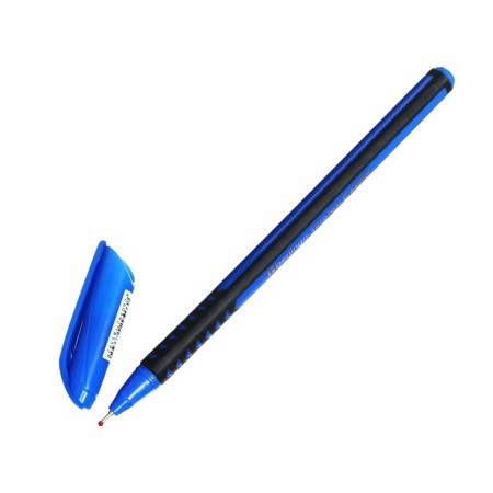 Ballpoint handle Berlingo "Tiangle Twin", 0.7 mm, needle rod, blue 309748-6