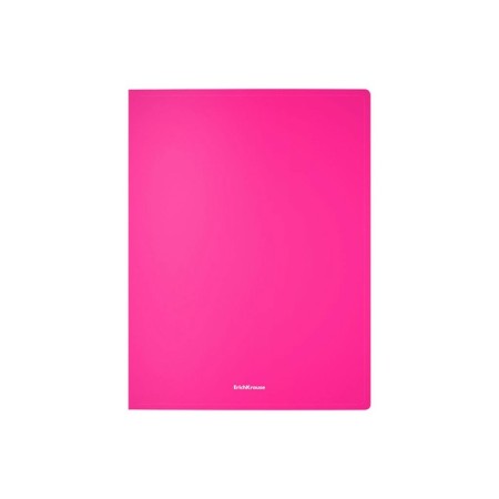 Folder with A4 clamp, 600 μm, spine 17 mm, Erichkrause Matt Neon, up to 160 sheets, mix-2