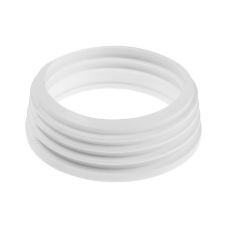 Transitional cuff Masterprof Isa. 131682, D ​​= 124x110 mm, for sewer pipes, TEP, white-1