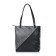 Youth bag, artificial leather, 420x330x140 cm, black/gray
