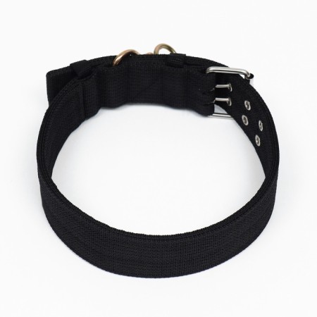 Four-layer collar with a swivel, 80 x 4.9 cm, Osh 64-74 cm, polyester, black-2
