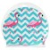 Swims for swimming children's Onlitop "Flamingo", silicone, girth 46-52 cm